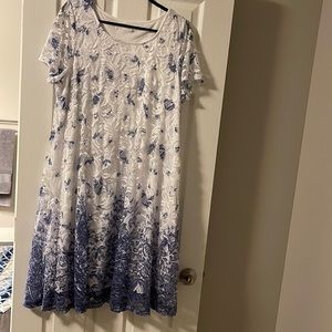 Dress Barn ombré lace dress Size 18